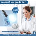 thumbnail image 2 of Ventilador de cuello ASNUG sin aspas, USB, recargable, 4000 mAh, 3 velocidades, 2 of 6