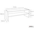 thumbnail image 5 of ClosetMaid 31-Inch Wide Horizontal Stackable Closet Organizer, Espresso, 5 of 5