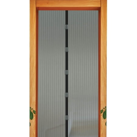 Ideaworks Magic Magnet Screen Door, Black, JB7513, 2 pack