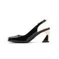 thumbnail image 3 of Ninety Union LORAINE Metal Heel Slingback, Black, 10, 3 of 5