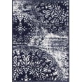 thumbnail image 4 of Unique Loom 3141507 2 ft. 2 in. x 3 ft. Grand Sofia Rectangular Rug, Navy Blue, 4 of 10