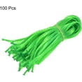 thumbnail image 3 of 100 Pack Watermelon Nets 13.78 Inch Hanging Melon Hammocks Reusable Fruit Net Bag for Garden Green, 3 of 6