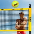 thumbnail image 6 of GSE Games & Sports Expert Professional Portable Badminton Volleyball Net Combo Set. Including Volleyball/Badminton Net,PU Volleyball,Badminton Racket, Bag for Tournament,School and Social Competition, 6 of 9