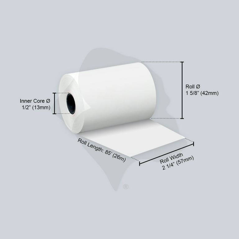 Gorilla Supply Easel Paper Roll 18 x 85ft 4 Rolls Refill Case 26#Wide Format, White