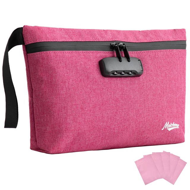 Bolsa antiolor MAICHENG con cierre de combinación 32 x 19 cm