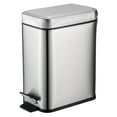 thumbnail image 1 of Miangastore Pedal Design Waste Container Stainless Steel Trash Can Home Trash Bucket 10L, 1 of 8