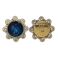 thumbnail image 1 of La constelación de acuario, signo del Zodiaco Broche de flores, regalo de joyería para mujeres y niñas Unbranded M, 1 of 3