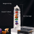 thumbnail image 4 of Natural Crystal Colorful Gravel Crystal Column Crystal Crafts Home Decoration ,F, 4 of 9