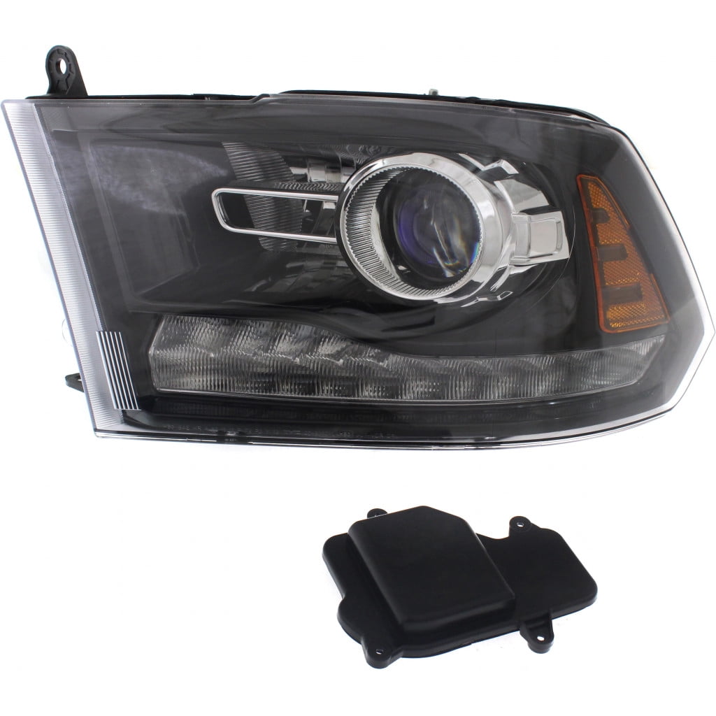 For Ram 1500 Classic Headlight Assembly 2019 Driver Side HID w/ HID Kit Projector Type For Ram 1500 Classic Headlight Assembly 2019 Driver Side HID w/ HID Kit Projector Type