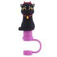 thumbnail image 3 of Fundas Silicona para Pajitas Halloween 0.394 In 30/40 OZ (gato), 3 of 4