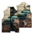thumbnail image 5 of Chaleco cálido de otoño e invierno con patrón de vela de terror para hombre, chaqueta sin mangas para fiestas al aire libre, deportes, a prueba de viento, chaleco cómodo para hombre, 5 of 5