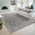thumbnail image 6 of Bliss Rugs Magic Traditional 2' x 3' Dark Gray and Cream Indoor Area Rug, 6 of 6
