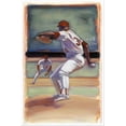 thumbnail image 2 of Dean, Bruce 23x32 Gold Ornate Wood Framed with Double Matting Museum Art Print Titled - Baseball I, 2 of 4