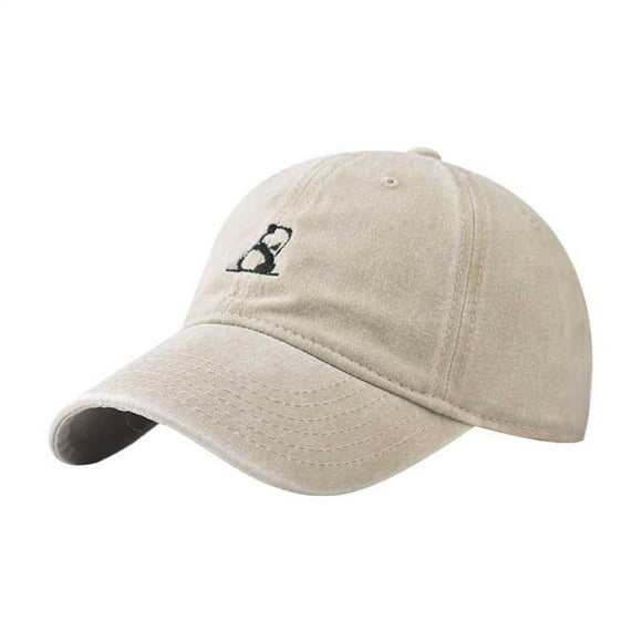 DondPO Trucker Hat Embroidery Solid Color Duck Hat Personality Outdoor Print Breathable Mesh Hat Baseball Cap Outdoor Cap Clearance!