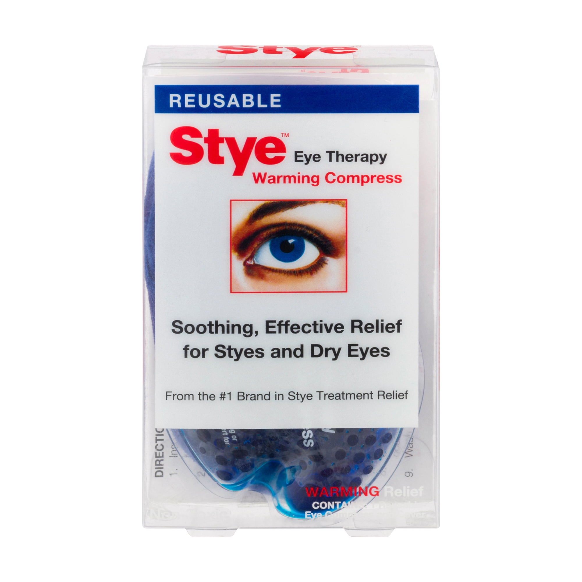 Stye Warming Compress, Eye Therapy, Reusable, Box, 1.0 CT
