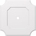 thumbnail image 1 of Ekena Millwork CMP40LE-03000 40 in. OD x 3 in. ID Square Locke Architectural Grade PVC Contemporary Ceiling Medallion, 1 of 1