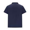 thumbnail image 5 of Clean 2 Pcs Summer Outfits for Mens Light Breathable T-Shirts Henley Neck Tee Short Sleeve Tops Plain Basic Tee Shirts High Waisted Shorts 7" Lightweight Quick Dry Shorts 2 Packs Outfits, 5 of 7