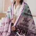 thumbnail image 3 of LHSHID 17th Birthday Gifts for Girls Happy 17th Birthday Decorations for Girls 17 Year Old Girl Birthday Gift Ideas for Daughter Sister Niece Bestie Flannel Blanket 30x40in, 3 of 6