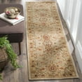 thumbnail image 3 of SAFAVIEH Anatolia Trinity Traditional Wool Area Rug, Ivory/Sage, 6' x 9', 3 of 10