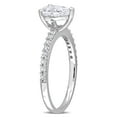 thumbnail image 5 of Everly Women's Created White Sapphire Engagement Ring in 10K White Gold, 5 of 10