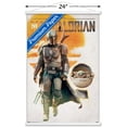 thumbnail image 3 of Star Wars: The Mandalorian - Mando And The Child Walking Wall Poster with Wooden Magnetic Frame, 22.375" x 34", 3 of 3