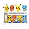 thumbnail image 1 of Paquete 4 Funkos Pokémon: Pikachu, Squirtle y Charmander, 1 of 2