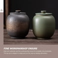 thumbnail image 4 of CHUANK Ceramic Tea Container Ceramic Sugar Container Large Desktop Tea Organizer Ceramic Jar, 4 of 6