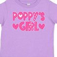 thumbnail image 4 of Inktastic Poppy's Girl Pink with Hearts Girls Toddler T-Shirt, 4 of 5