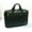 BLACK, variant on Deluxe Leather Briefcase Business Portfolio Fit Laptop, Brown