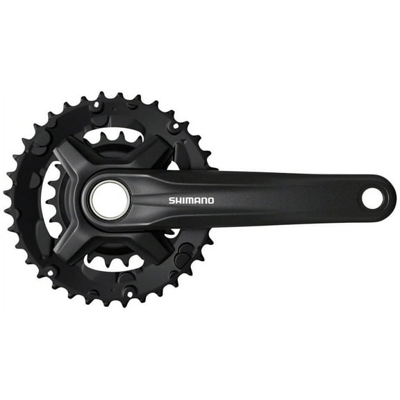 Shimano FC-MT210-B2 Crankset - 175mm, 9-Speed, 36/22t, Riveted, 51.8mm Chainline, Black