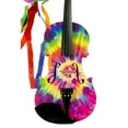 thumbnail image 6 of Tie Dye Violin Outfit 1/4 with Ornate Crystal Fine Tuner, 6 of 8
