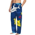thumbnail image 6 of Logiee Cartoon Shark Print Pajama Pants for Men,Men’s Pajama Bottoms,Mens PJ Pants with Pockets & Button Fly-3X-Large, 6 of 6
