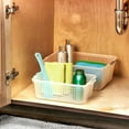 thumbnail image 2 of Classic Small Basket, Soft Grip, Non Slip Storage Organizer, Cabinet and Multi-Purpose Home Organization, Frost, 2 of 2