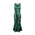thumbnail image 4 of Women's Sleeveless Floral Print Maxi Dress,Bodycon with V-Neck, backless dress Casual Wear Spaghetti Strap Womenswear dress, 4 of 7