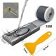 thumbnail image 2 of (7cm x 10m) Self-Adhesive Shower Filter Hair Remover Disposable Filter S - Drain Hair Catcher, 2 of 4