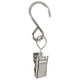 thumbnail image 2 of Metal S-hook With Clip S-shaped Curtain Shower Curtain Accessory Hook Outdoor Party Light Hook, 2 of 5