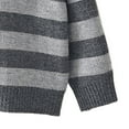 thumbnail image 7 of UQJfacai Girls Striped Sweaters Casual Crewneck Long Sleeve Shirts Fashion Knitted Soft Cozy Pullover Tops Clothes 1-8 Years, 7 of 7