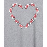 Diet Coke - Can Heart - Women's Oversized Graphic T-Shirt