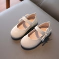 thumbnail image 5 of Leather Wipes for Shoes Fashionable and Versatile Leather Shoes for Middle and Large Children Solid Color Bow Flat Soft Sole Princess Sandals Flat Dress Shoes, 5 of 5