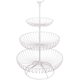 thumbnail image 1 of Soporte para tartas de frutas, cesta de frutas de 3 niveles para más espacio en la encimera, cesta de frutas de metal como elemento decorativo en la cocina de su casa de campo, 3 cestas de almacenamie JFHHH pequeña, 1 of 5