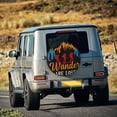 thumbnail image 3 of Haiem Spare Tire Cover , Wheel Cover with Not All Who Wander Are Lost Hiking printed, Camper Spare Tire Cover Fit for Jeep Wrangler Rv SUV Truck Travel Trailer-14 inch, 3 of 8