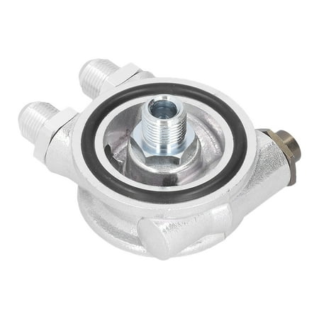 Ölfilter Sandwich Adapter Platte AN10 M18x1,5 mit Thermostat für externe Ölkühler Ölfilter Sandwich Adapter Platte AN10 M18x1,5 mit Thermostat für externe Ölkühler