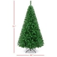 thumbnail image 4 of Yaheetech 6ft Hinged Spruce Artificial Christmas Tree with Foldable Stand and Branch Tips, Green, 4 of 7