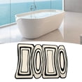 thumbnail image 2 of Alfombrillas de diatomita personalizadas, color blanco y negro, absorbentes, de secado rápido, para el hogar y el baño., 2 of 13
