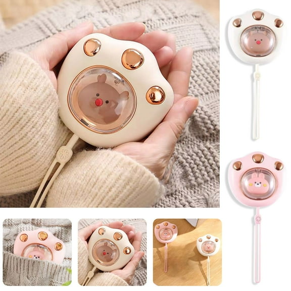 OEFNTAC Home and Kitchen Portable Constant Temperature Hand Warmer Light USB Rechargeable Compact Fast Heating Kid Safe Outdoor Winter 600mAh Battery