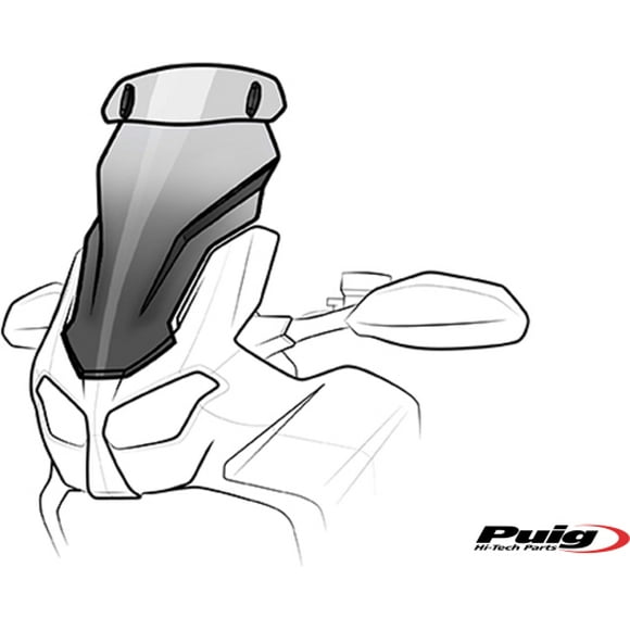 PUIG Touring Windscreen, Smoke