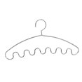 thumbnail image 4 of Colgador de sujetador para mujer, corbatas, bufandas, cinturón, colgador de armario de acero inoxidable, organizador, tendedero para armario de sala, 4 of 8