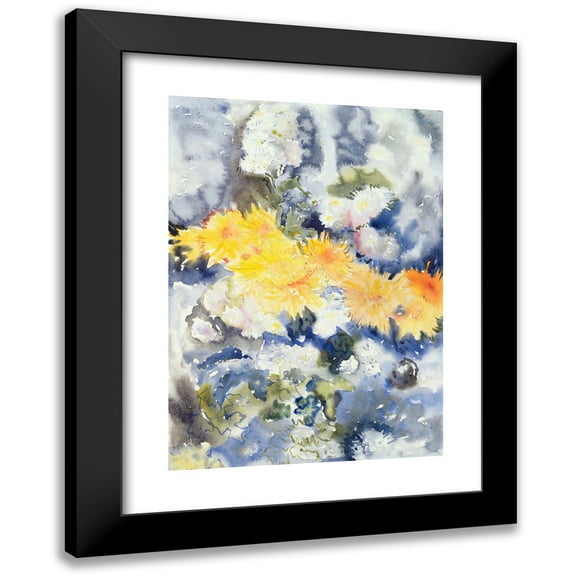 Charles Demuth 11x14 Black Modern Framed Museum Art Print Titled - Yellow and Blue (1915)