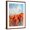 Brown Frame, variant on Art.com Poppy Walk Art Print by Claire Hardy, 12" x 16"