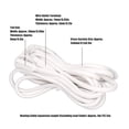 thumbnail image 2 of 160W Silicone Rubber Pipe Heating Cable, 4M Length with Double Insulation, Waterproof Design for -60℃ to 200℃ Environment, AC 220V, Ideal for RV, Water/Drainage/Sewer Pipes, Palm Trees – Rapid Heat, 2 of 7